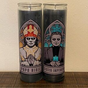 🕯️Official Ghost True Love ❤️ Prayer Candle Papa Nihil & Sister Imperator Set